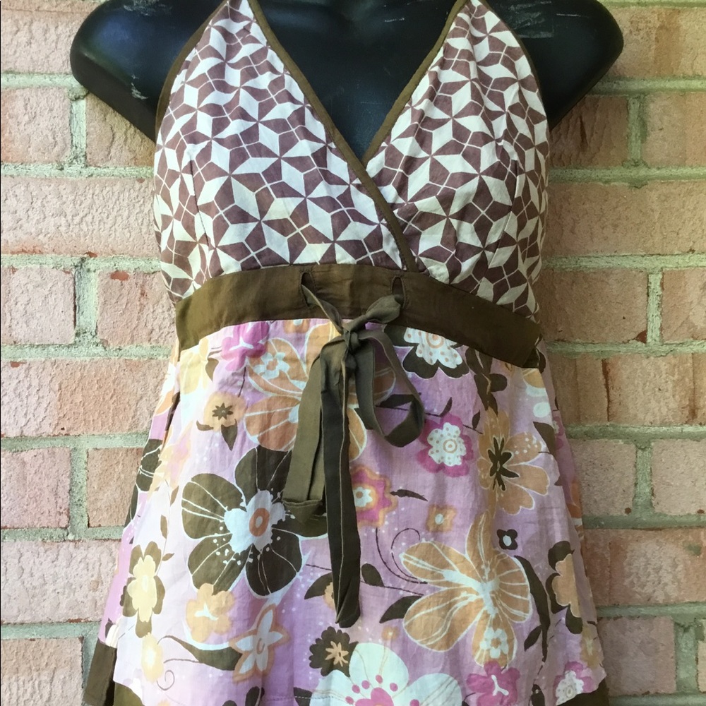 Pura Vida cotton halter top